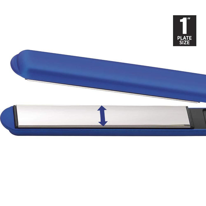 HOT TOOLS Radiant Blue 1" Digital Salon Flat Iron-Titanium Model #HO-HT7112BL, UPC: 078729471128
