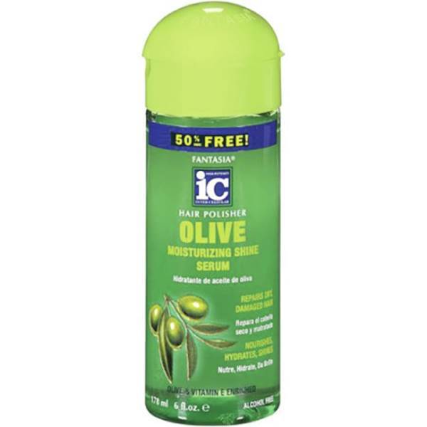 FANTASIA Hair Polisher With Olive Oil Moisturizing Shine Serum Model #FN-503032, UPC: 011313030257