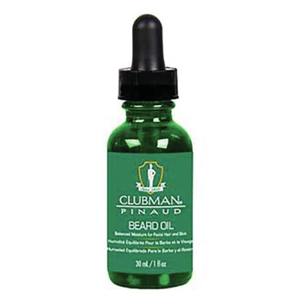 CLUBMAN Beard Oil 1 Oz Model #CU-27996, UPC: 070066279962