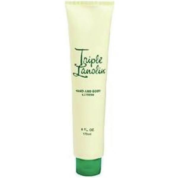 TRIPLE LANOLIN Hand and Body Lotion, 6 Oz Tube Model #TP-TL-10128, UPC: 077255101288