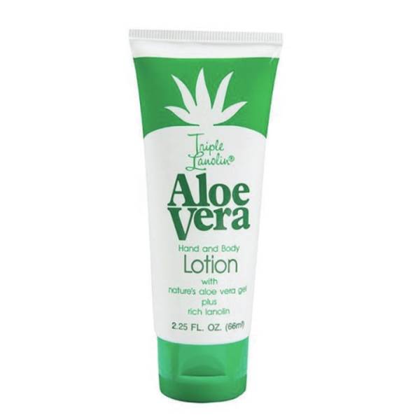TRIPLE LANOLIN Aloe Vera Hand and Body Lotion, 2.25 Oz Model #TP-TL-60125, UPC: 017922601260
