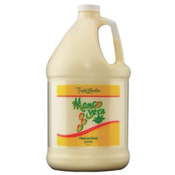 TRIPLE LANOLIN Mango Vera Hand And Body Lotion, Gallon Model #TP-TL-20132, UPC: 77255201322