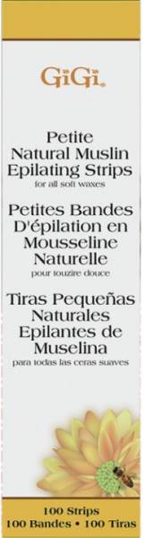 GIGI Petite Nat Muslin Strips-100 Pack Model #GG-0625, UPC: 073930062509