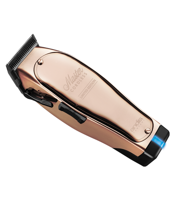 ANDIS Master Cordless LIMITED Edition COPPER Clipper w/2 BLADES 110-220 Volts Model #AN-12550, UPC: 040102125508