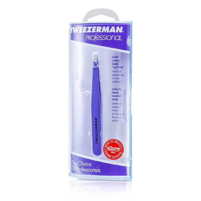 TWEEZERMAN Slant Blooming Lilac Tweezer Model #ZW-1230-BLP, UPC: 038097023015