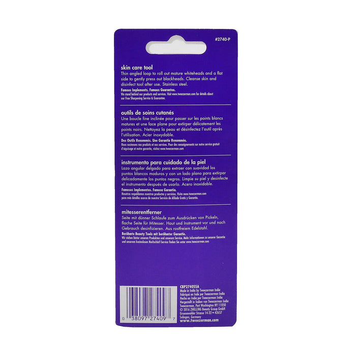 TWEEZERMAN Blackhead Skin Care Tool Model #ZW-2740-P, UPC: 038097274097