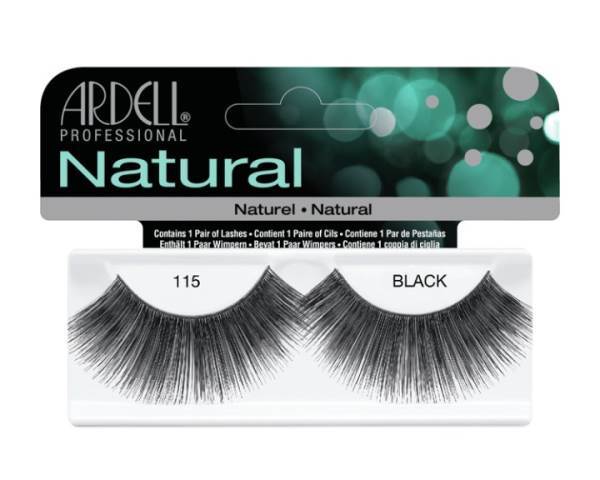 ARDELL Natural Lash 115 Black Model #AD-61510, UPC: 074764615107