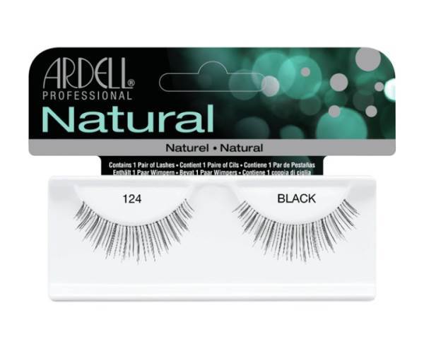 ARDELL Natural Lash 124 Black Model #AD-65093, UPC: 074764624109
