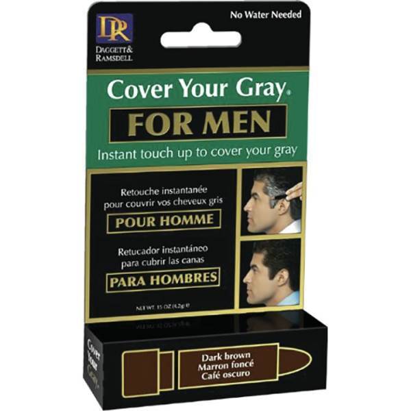 COVER YOUR GRAY Cover The Gray Dark Brown For Men Touch-Up Stick Model #OV-39305, UPC: 021959071651