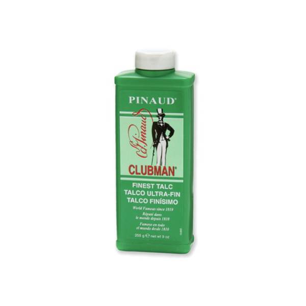 CLUBMAN Pinaud Talc White - 9 Oz Model #CU-276000, UPC: 070066027600