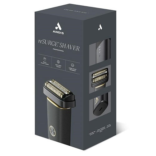 Andis reSurge Shaver Professional Lithium-Ion Battery Wet/Dry 100-240V Model #17300, UPC: 040102173004