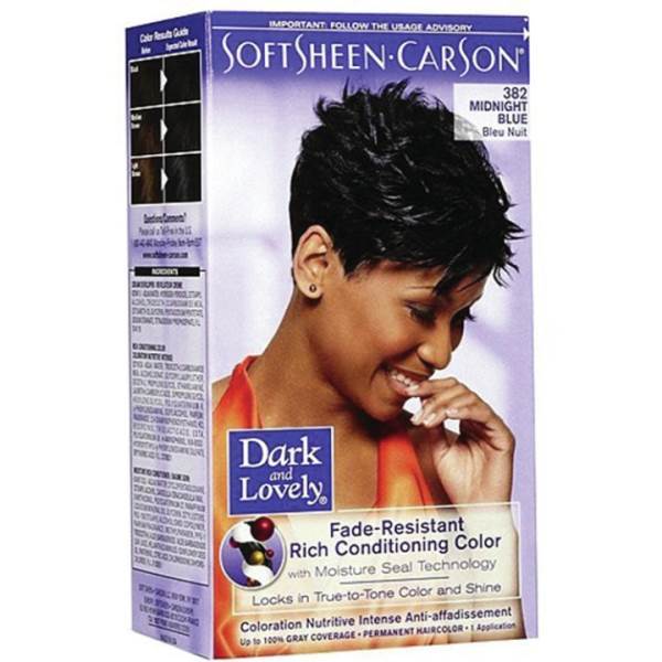 SOFT SHEEN CARSON Dark And Lovely Haircolor Midnight Blue Model #SO-O0171202, UPC: 072790003820