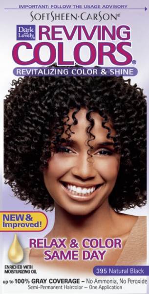 SOFT SHEEN CARSON Dark And Lovely Revcolors Natural Black Model #SO-O0180400, UPC: 075285003336