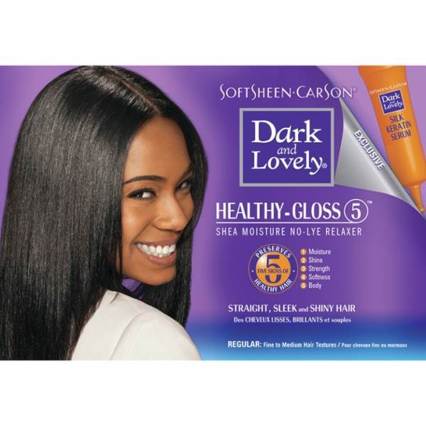 SOFT SHEEN CARSON Dark And Lovely Healthy Gloss Shea Butter Relaxer, Regular Model #SO-O0190312, UPC: 072790004209