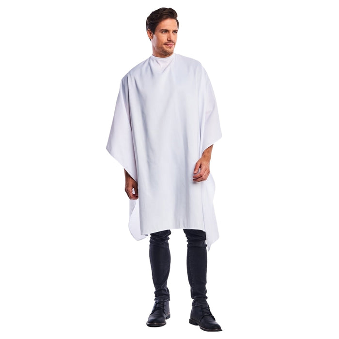 BETTY DAIN Super Size Styling Cape Snap Closure, White Model #BD-899S-WHT, UPC: 013534107077