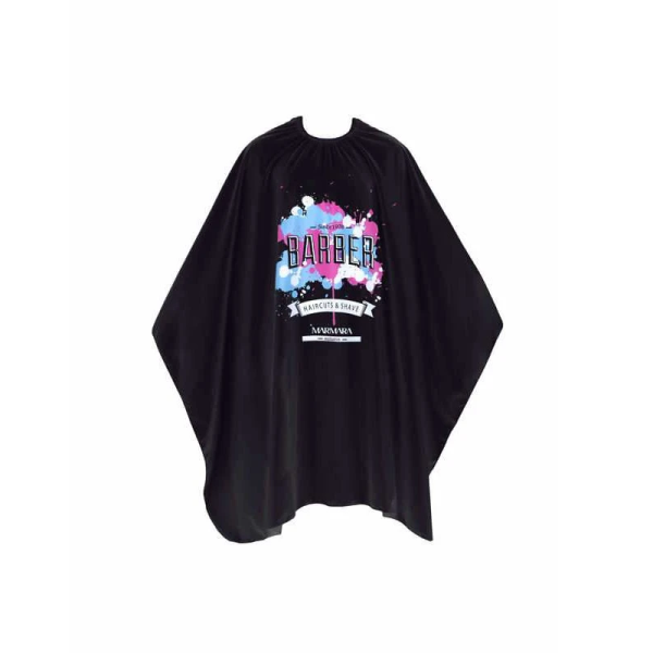 MARMARA BARBER Cape - Splash Model #YJ-CAPE-SPLASH, UPC: 8691541001940