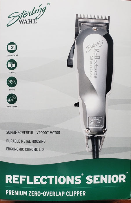 Wahl Professional Reflections Senior Clipper with Metal Housing and Chrome Lid Model #8501, UPC: 043917850108