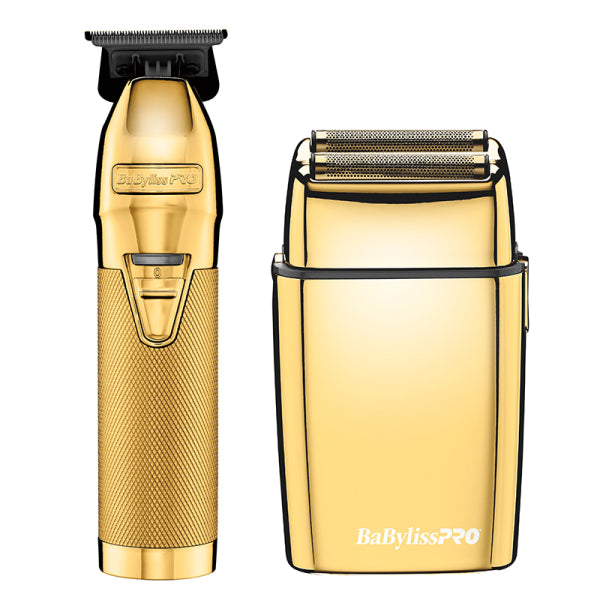 BaByliss PRO GoldFX Outlining 110-220 Volts / 50-60 Hz Trimmer & Shaver Combo Model #BB-FXHOLPK2GN, UPC: 074108461926