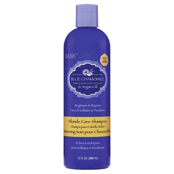 HASK Blue Chamomile Blonde Care Shampoo 12.0 Fl.Oz Model #HK-34332, UPC: 071164343326