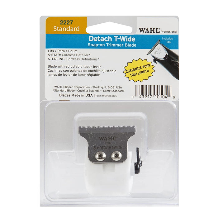 WAHL DeTach T Blade Cordless Detailer Model #WA-2227, UPC: 043917101040