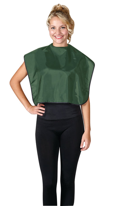 BETTY DAIN Nylon Shortie Cape, Green Model #BD-299-GRN, UPC: 013534135117