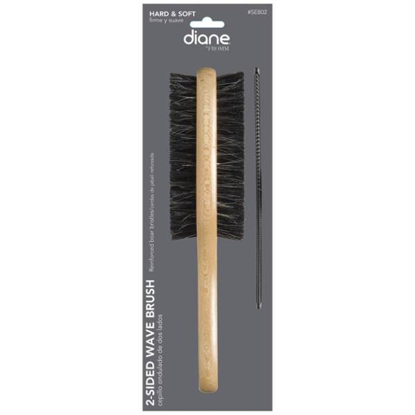 DIANE SE802 2-Side Wave Brush Model #DI-SE802, UPC: 023508708025