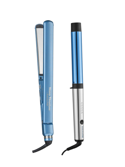 BaByliss PRO Nano Titanium Limited Edition Gift Box (Flat Iron & Curling Wand) Model #BB-BNT21H2UC, UPC: 074108448194