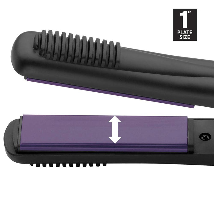 HOT TOOLS Professional Ceramic + Tourmaline Lightweight Flat Iron, 1 Inch Model #HO-1188, UPC: 078729011881