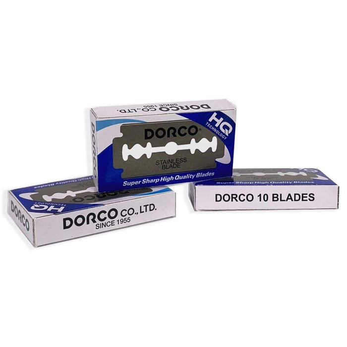 DORCO Platinum Extra Double Edge Razor Blades - Stainless Blades Count 500 Model #ST300-500, UPC: 630125950104