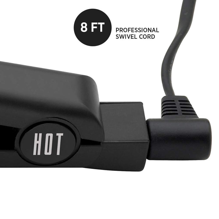 HOT TOOLS Professional Ceramic + Tourmaline Lightweight Flat Iron, 1 Inch Model #HO-1188, UPC: 078729011881