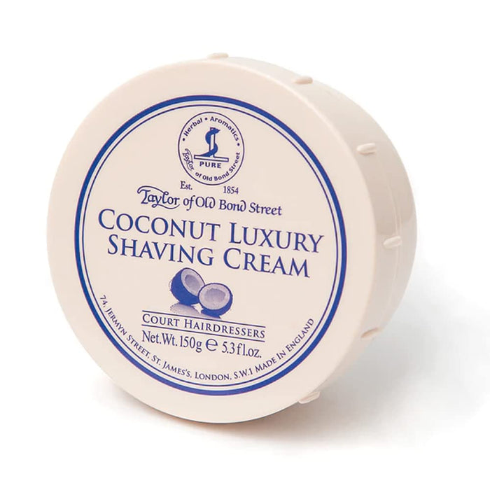 Taylor of Old Bond Street Shaving Cream Bowl, Coconut, 5.3 Ounce Model #YT-01016, UPC: 696770010167