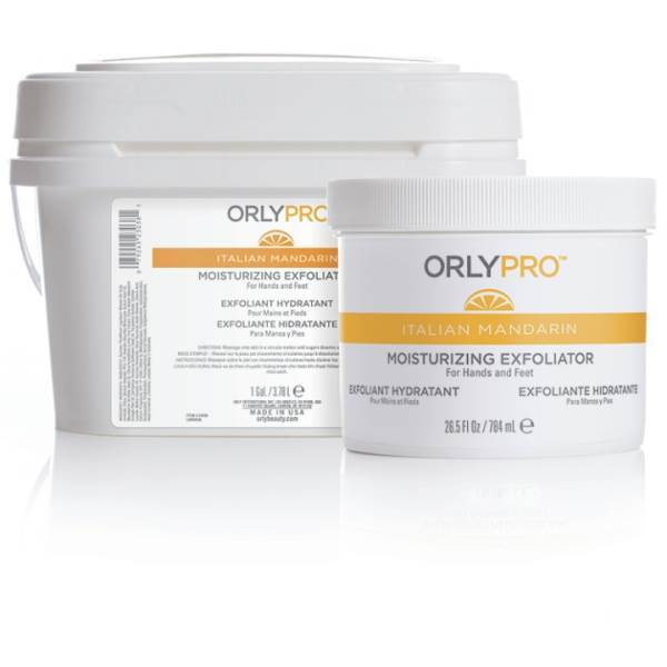 ORLY Moisturizing Exfoliator For Hands & Feet, 1 Gallon Model #OL-23038, UPC: 079245230381