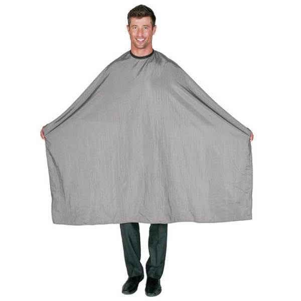 BETTY DAIN Styling Cape Antron - Snap Closure, Silver Model #BD-899A/S-GRY, UPC: 013534107138