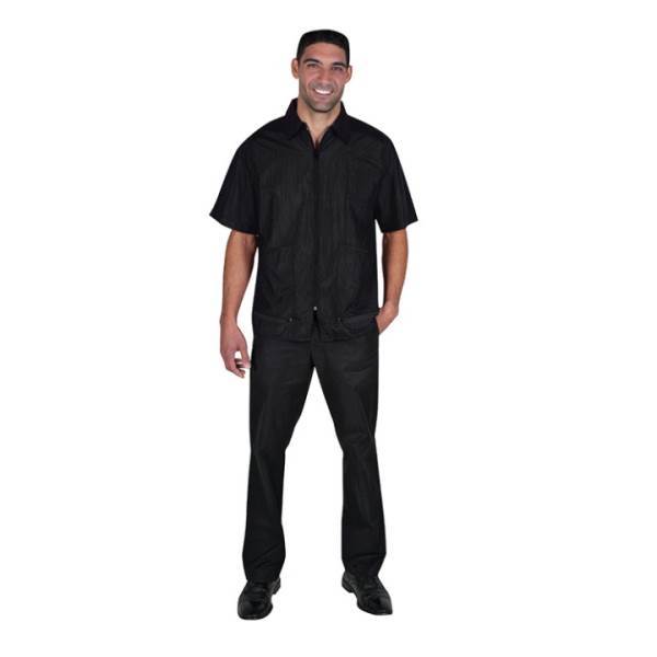 BETTY DAIN Black Premier Barber Jacket, XL Model #BD-898-XL-BLK, UPC: 013534999764