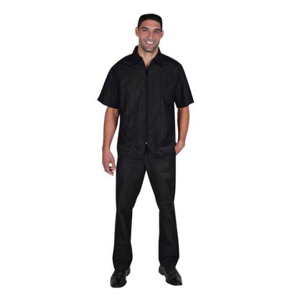 BETTY DAIN Black Premier Barber Jacket, 3X Model #BD-898-3X-BLK, UPC: 013534999788