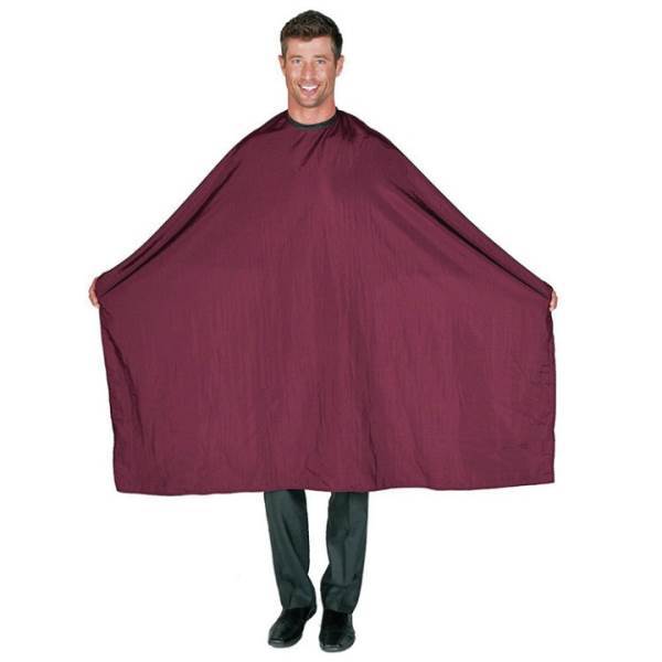 BETTY DAIN Styling Cape Antron - Snap Closure, Burgundy Model #BD-899A/S-BUR, UPC: 013534111104
