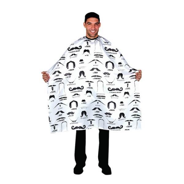 BETTY DAIN Stache Styles Men's Styling Cloth, White Model #BD-860-WHT, UPC: 013534962027