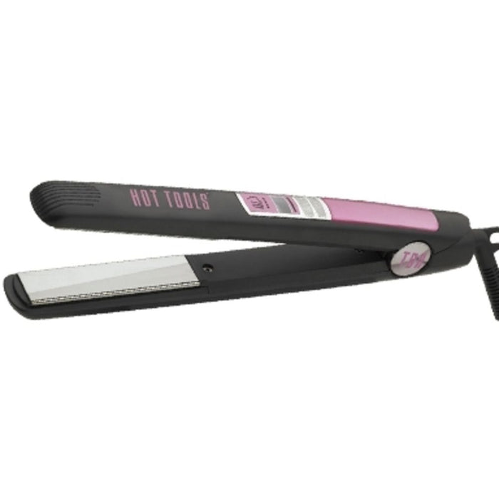 HOT TOOLS 1" Titanium Digital Flat Iron, Pink Model #HO-HPK11, UPC: 078729027776