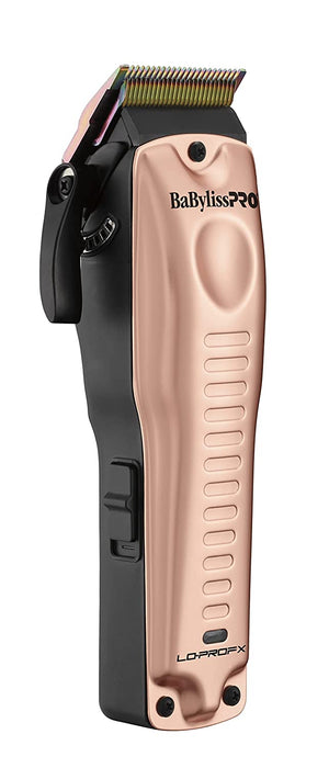 Babyliss PRO Limited Edition LO-PROFX High-Performance Clipper & Trimmer Gift Set - Rose Gold Model #BB-FXHOLPKLP-RG, UPC: 074108459640