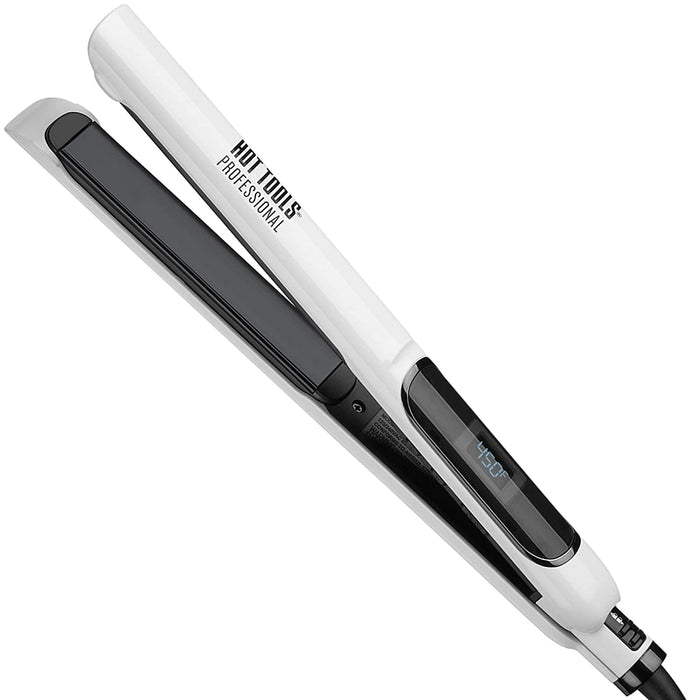HOT TOOLS 1 Inch Xl Digital Nano Ceramic Flatiron - Hot Tools Model #HO-HTBW18, UPC: 078729555187