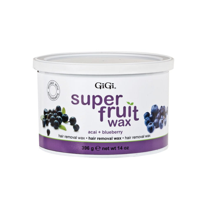GIGI Super Fruit Wax Acai and Blueberry 14 oz Model #GG-356, UPC: 073930003564
