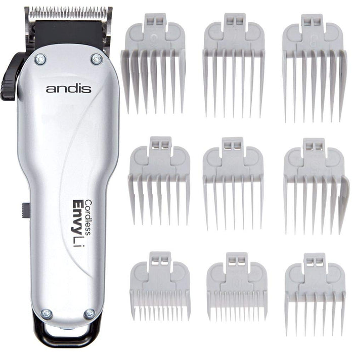 ANDIS Envy Cordless Lithium Ion Adjustable Blade Clipper 110-220 Volts Model #AN-73000, UPC: 040102730009