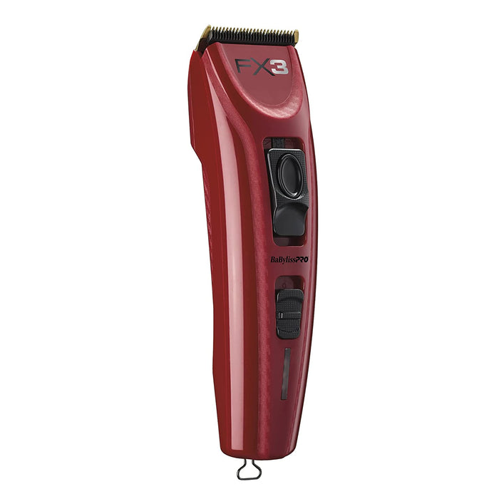 BABYLISS PRO Super FX Clipper with Fade Blade 110 - 220 Volts Model #BB-FXX3C, UPC: 074108426376
