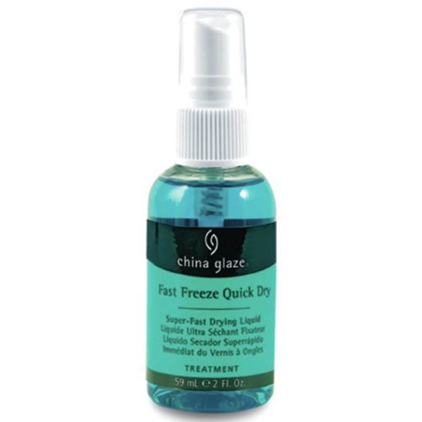 CHINA GLAZE Fast Freeze Quick Dry 2 Oz Model #CG-70589, UPC: 019965888240