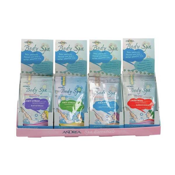 ANDREA Body Spa - 48pc Display Model #AA-23997, UPC: 078462239979