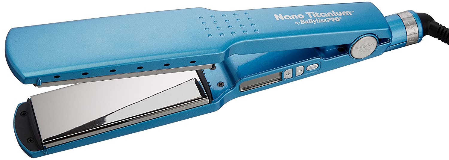 BaByliss PRO Nano Titanium-Plated Ionic Straightening Iron, 1.75 inch Model #BB-BNT4094TUC/BABNT2094TN, UPC: 074108447005