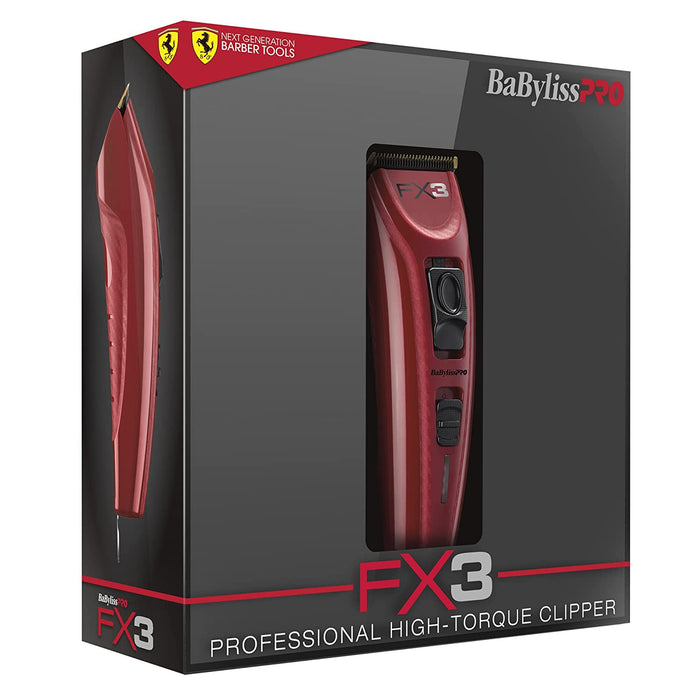 BABYLISS PRO Super FX Clipper with Fade Blade 110 - 220 Volts Model #BB-FXX3C, UPC: 074108426376