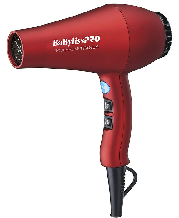BaByliss PRO TT Tourmaline Titanium 3000 Dryer (Red) Model #BB-BTT5585, UPC: 074108209252