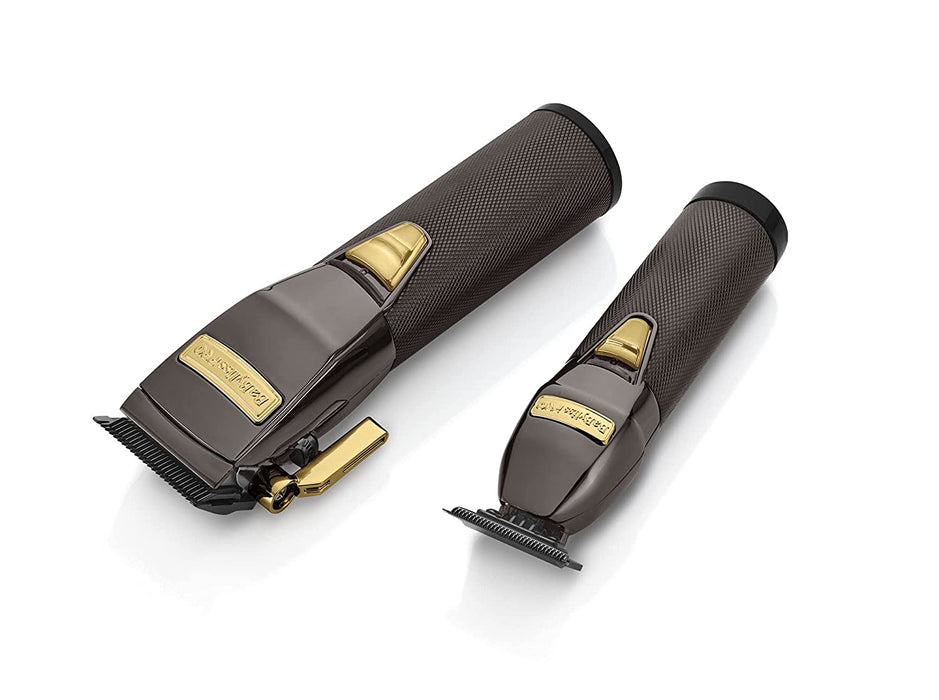 Babyliss FX3 Limited Edition Gunmetal Clipper and Trimmer Duo Kit #FXHOLPK2GMG, UPC: 074108443939