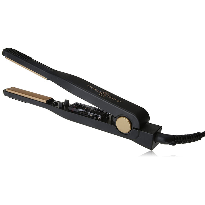 GOLD 'N HOT Professional Ceramic Straightening Iron, 1/2 Inch Model #GO-GH3018, UPC: 810667017415